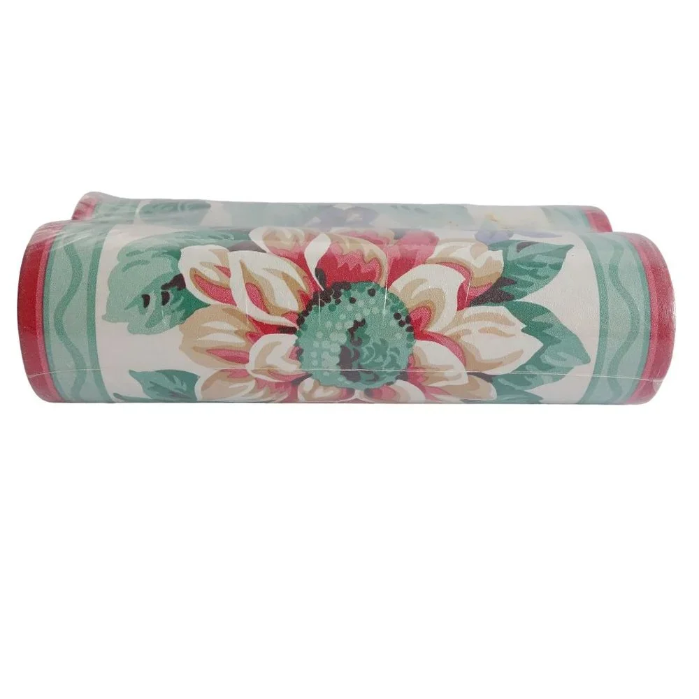 Decorative Floral Wallpaper Border 2 Rolls NOS‎